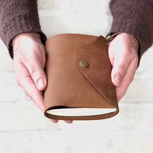 Pocket Snap Leather Journal
