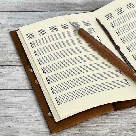 Personalised Guitar Journal - Something For Keeps