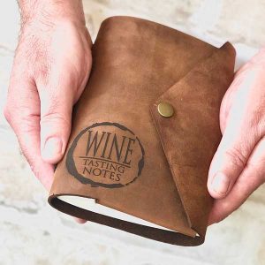 Wine Tasting Notes Leather Journal