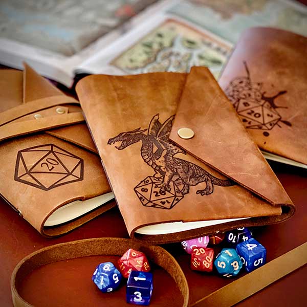 DnD leather journals