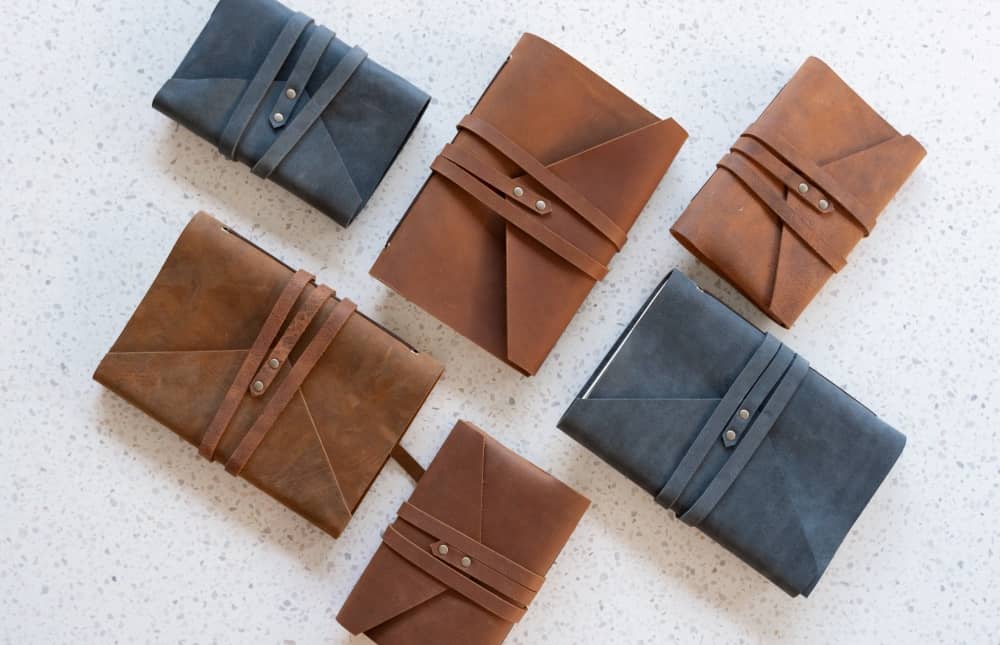 Leather journals, Something for Keeps.