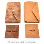 Leather finish options